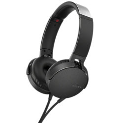 Sony MDR-XB550AP Extra Bass On-Ear Headphones with Mic/Remote Black